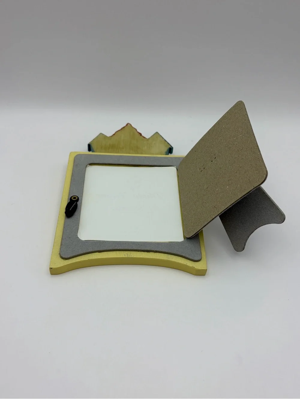 Spoontiques 3D Birdhouses & Daisies Resin Photo Picture Desk Frame 3x3